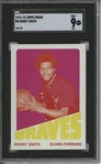 1972 Topps #8 Randy Smith 9 card progressive proof.